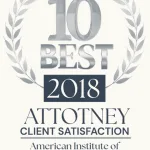 10 Best 2018 — Client Satisfaction