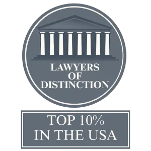 Lawyers of Distinction — Top 10%
