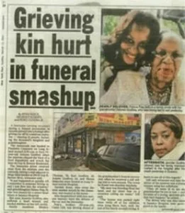 Grieving kin hurt in funeral smashup — New York Post