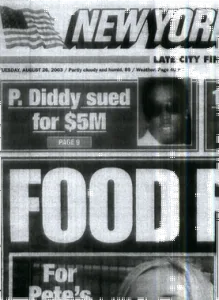 P. Diddy sued for $5M — New York Post