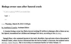 16 hurt in funeral procession crash — Queens Chronicle