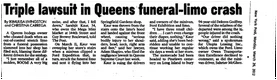 Triple lawsuit in Queens funeral-limo case — New York Post
